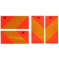 CARGOPARTS Waarschuwingsbord met diagonale strepen (set, 4 stuks) CARGO-T017