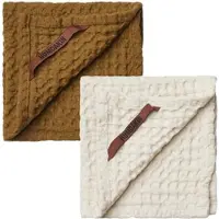 Humdakin Vaatdoek Waffle Sunset & Shell (Set van 2)