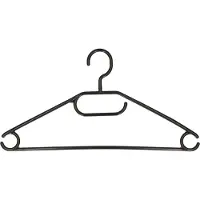 Storage solutions Kledingkast kledinghangers pakket - 30x stuks - stevig kunststof - zwart