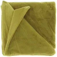 Unique living plaid klaas 150x200cm moss green