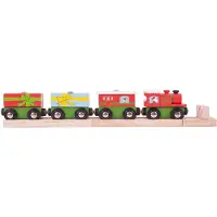 Bigjigs Houten Kerst Trein