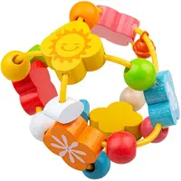 Bigjigs Activiteitenbal - Houten Kralen