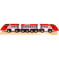 Bigjigs Houten Virgin Pendolino Trein, 5dlg