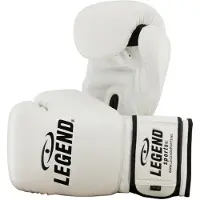 Legend Sports Powerfit & Protect Bokshandschoenen Heren/Dames Wit PU - Verschillende kleuren en maten - Gemaakt van skintex - LegendProtect technologie