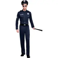 Boland - Kostuum Politieagent Bobby (XL) - Volwassenen - Agent -