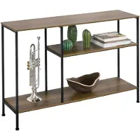 SoBuy FSB35-PF Console Tafel met 3 Planken - 120x30x80 cm