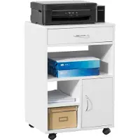 SoBuy Printerkast met lades en deur, 50x40x75 cm