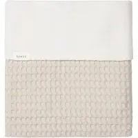 Koeka Deken Babybedje Wafel Cotton Fleece Sand