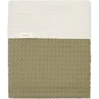 Koeka Deken Babybedje Wafel Cotton Fleece Moss