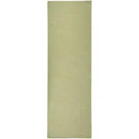 vidaXL Buitenkleed platgeweven 80x250 cm groen