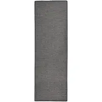 vidaXL Buitenkleed platgeweven 80x250 cm grijs