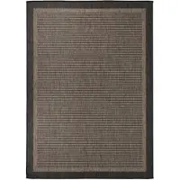 vidaXL Buitenkleed platgeweven 120x170 cm donkerbruin
