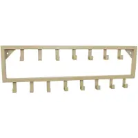 Loft42 Bono Kapstok – Beige – Metaal – 15 haken - 80x26x4