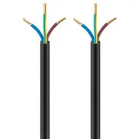 Universal Elektrakabel 3-aderig | 3x 1,50mm | zwart | 10 meter