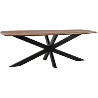 Label51 - Eetkamertafel Zane - Bruin - 100x190x76cm