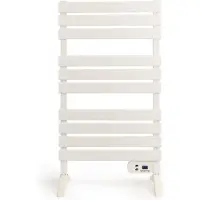 Create - Elektrische handdoekhouder 500W - Wit - Met poten - Zonder plank - WARM TOWEL