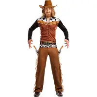 Boland - Kostuum Cowboy Austin (M/L) - Volwassenen - Cowboy - Western - Wilde Westen