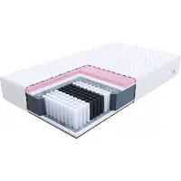 FDM IVREA MAX Matras 90x200 cm - Hoogte 28 cm H3 en H5 - Multi Pocketvering Matrassen - Dubbelzijdig - 7 zones - Antiallergisch