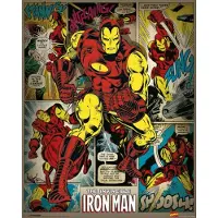 Pyramid Poster Marvel Comics Iron Man Retro 40x50cm