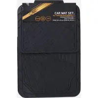 C&c automattenset - 4-delig- Rubber - Universeel - Zwart