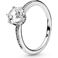 Pandora 198289CZ Ring Clear Sparkling Crown Maat 56