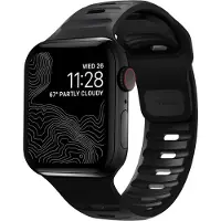 Nomad Sport band FKM voor de Apple Watch | 38/40/41/42 mm - Zwart