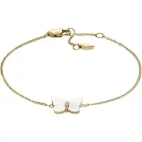 Fossil Armband goud / parelwit
