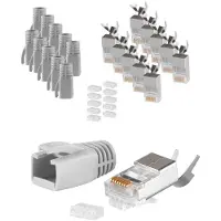 Shiverpeaks BS72067-10GR Draadschakelaar RJ-45 Grijs (CAT7a), Netwerkkabel