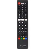 Nedis Vervangende Afstandsbediening | Geschikt voor: TCL/Thomson | Vast | 1 Apparaat | Amazon Prime / Netflix Knop / Youtube Knop | Infrarood | Zwart - TVRC45TCBK