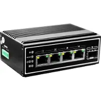 LevelOne IGP-0502 netwerk switch Unmanaged Gigabit Ethernet (10/100/1000) Power over Ethernet (PoE) Zwart