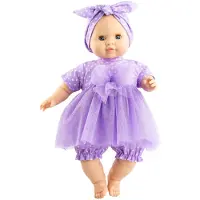Paola Reina Manus Noemi zachte babypop blank meisje met blauwe ogen 36cm