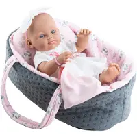 Paola Reina Pop Minipikolines meisje reiswieg (32cm)