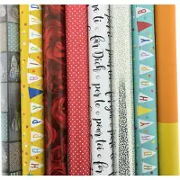 Benza Assortiment cadeaupapier inpakpapier MD15 - 300 x 70 - 5 rollen