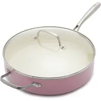 GreenChef Artisan Pink hapjespan met deksel 30cm
