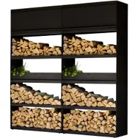 Ofyr | Wood Storage Black 200