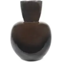 Serax Vaas Pure Interior By Pascale Naessens Black Brown L 38 x 38 x 59 cm