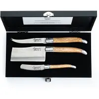 Laguiole Kaasmes Luxury Line Eikenhout (3-Delig)