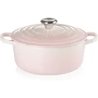 Le Creuset Signature Ronde Braadpan 24 cm Shell Pink