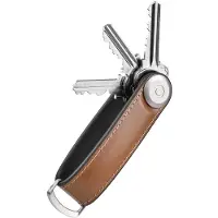 OrbitKey - Hybrid Leather Key Organiser - Acorn