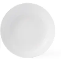 Lyngby Porcelæn Rhombe diep bord wit Ø 20 cm