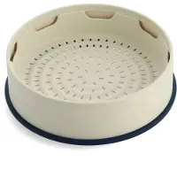 Greenpan Steamy 24cm - Siliconen - Stoommandje - Crème