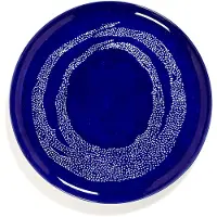 Serax Ottolenghi Feast serveerschotel Ø35 cm Dark blue dots-white