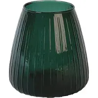 XLBoom Dim Stripe vaas small groen H16cm