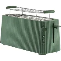 Alessi Broodrooster Plissé Long Toaster Green