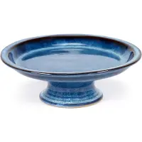 Serax Pure taartschotel geglazuurd L Ø23,5 cm Dark Blue