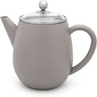 Bredemeijer Dubbelwandige Theepot Duet Eva 1,1L Betongrijs