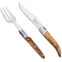Laguiole Bestek Luxury Line Mini Couvert Olijfhout (8-delig)
