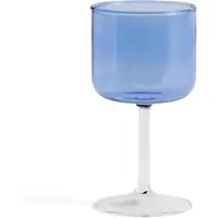 HAY Tint wijnglas 25 cl 2-pack Blauw-transparant