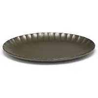 Serax Bord Inku Tableware Green S 25 x 17,5 cm, Ovaal