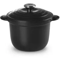 Le Creuset Rijstkoker / Cocotte Every - Tradition - Mat Zwart - ø 18 cm / 2 Liter